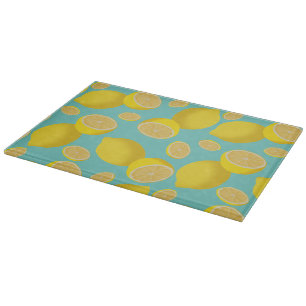 Découper Beaucoup De Planche À Coupe En Verre De Citron