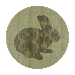 Découper Camouflage Silhouette Pâques Bunny Planche à décou