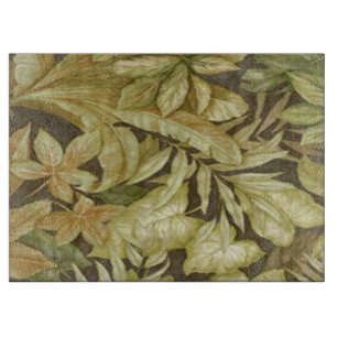 Découper Feuilles D'Or Sur Planche À Coupe Noire