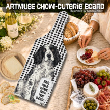Planche à charcuterie WINSTON English Setter
