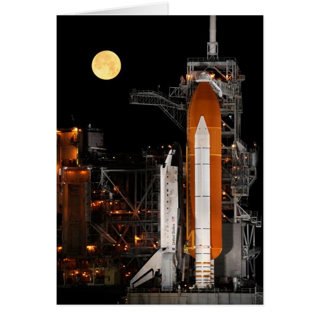 Découverte de navette spatiale et lune (Devant)