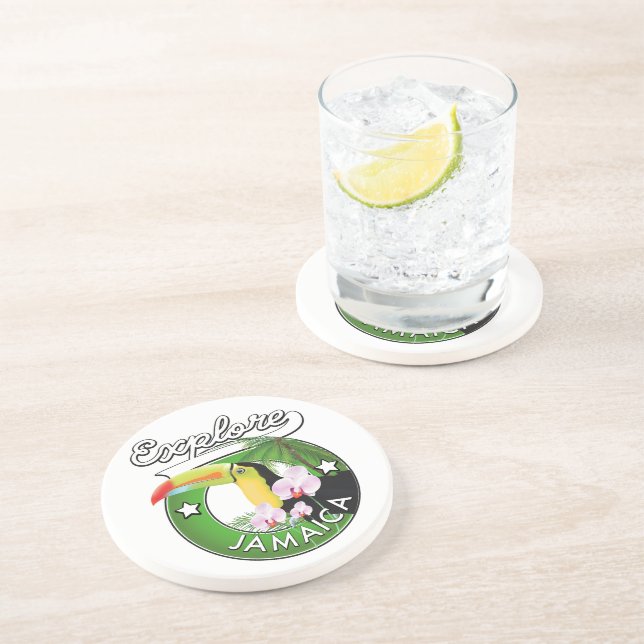 Découvrez le Dessous de verre du logo Bahamas (Côté)