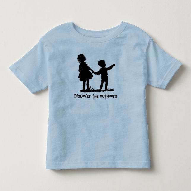 Découvrez le rétro T-shirts d'enfants d'extérieur (Devant)