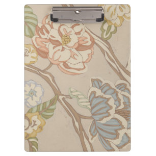 Decrative Organza-Chintz-Blumenmuster Klemmbrett