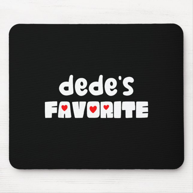 Dedes Lieblingsenkelkind lustiger Muttertag  Mousepad (Vorne)