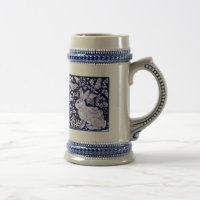 Dedham Blue Rabbit, Classic Blue & White Design