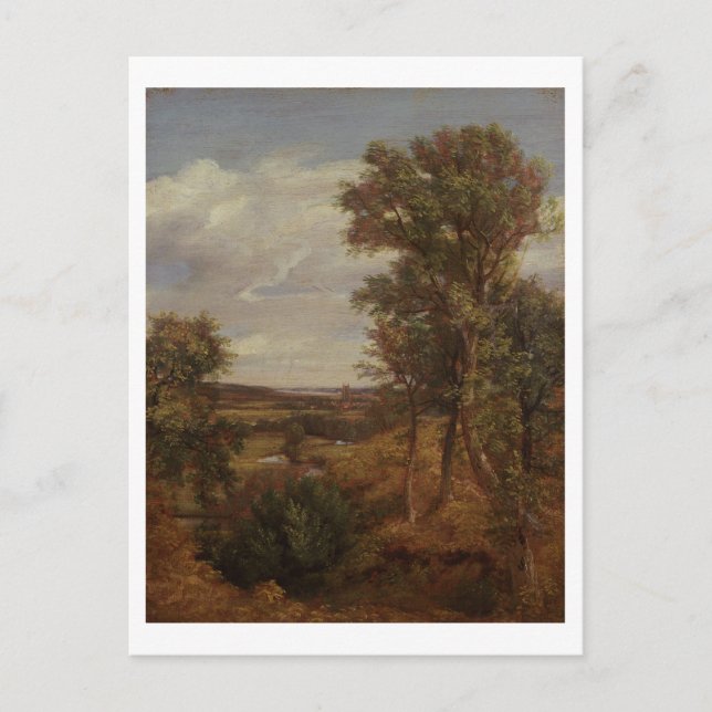 Dedham Vale, 1802 (Öl auf Leinwand) Postkarte (Vorderseite)