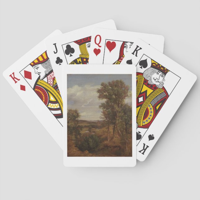 Dedham Vale, 1802 (Öl auf Leinwand) Spielkarten (Rückseite)