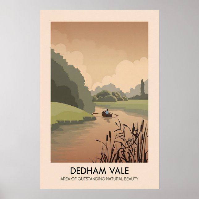 Dedham Vale AONB Reiseplakat Poster (Vorne)