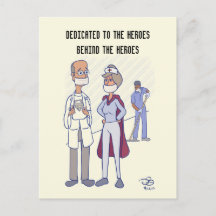 Dedicated To Heros Postkarte