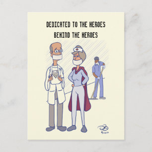 Dedicated To Heros Postkarte