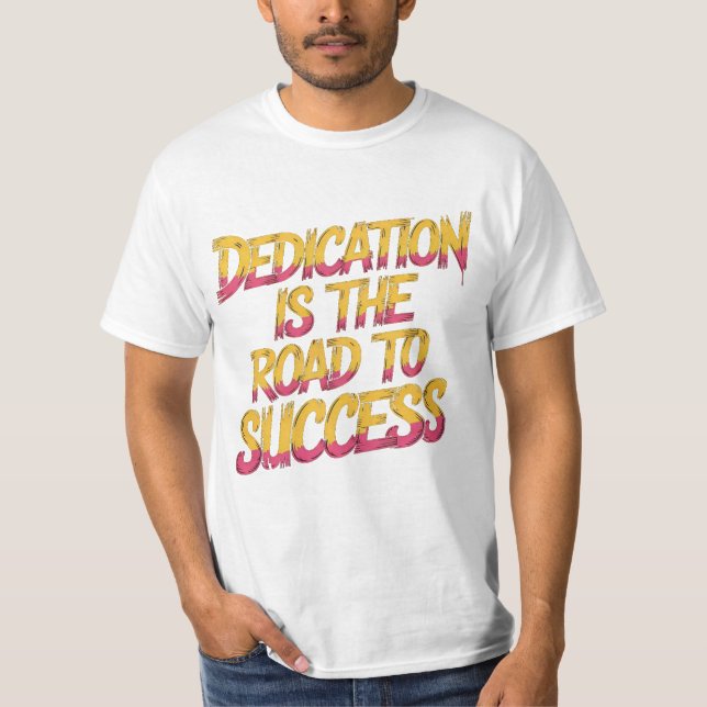 Dedication Cute Funny T-Shirt Gift For Him Her Mac (Vorderseite)