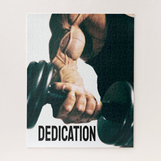 Dedication Motivierend Workout Muskeln (Vertikal)