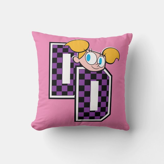 Dee Dee Athletic Letters Graphic Kissen (Vorderseite)