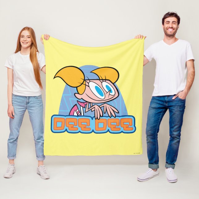 Dee Dee Character Name Graphic Fleecedecke (Beispiel)