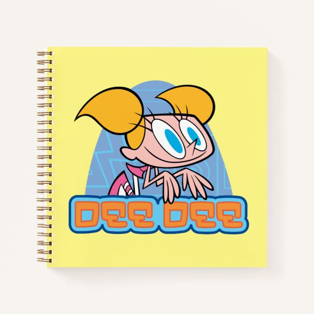 Dee Dee Character Name Graphic Notizbuch (Vorderseite)