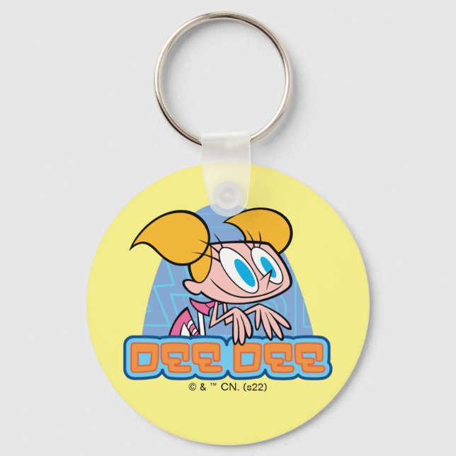 Dee Dee Character Name Graphic Schlüsselanhänger (Vorderseite)