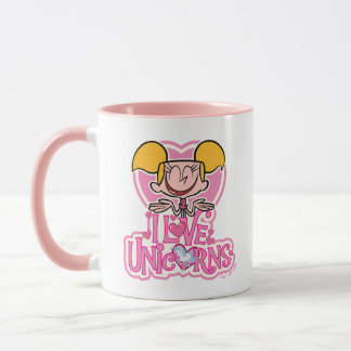 Dee Dee - I Liebe Unicorns Tasse
