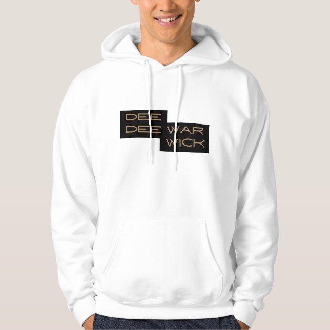 Dee Dee Warwick Black Brown Men's Hoodie (Vorderseite)