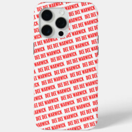 Dee Dee Warwick Red iPhone 14 Pro Max Case