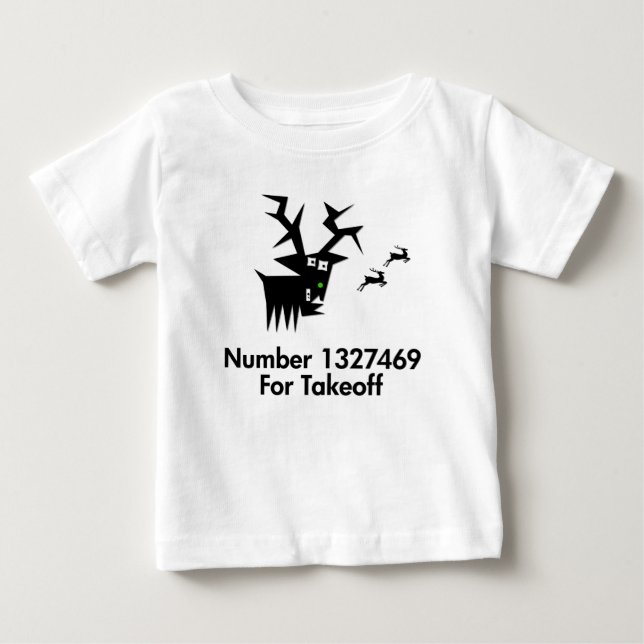 Dee Nr. X für den Start Baby T-shirt (Vorderseite)