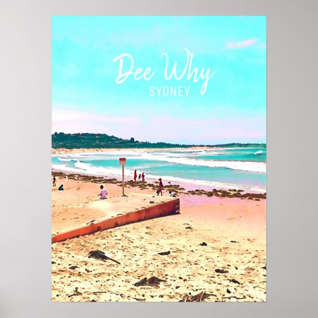 Dee Why Northern Strände Sydney Poster (Vorne)
