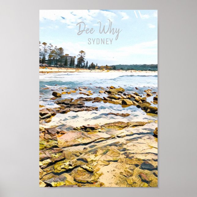 Dee Why Northern Strände Sydney Poster (Vorne)