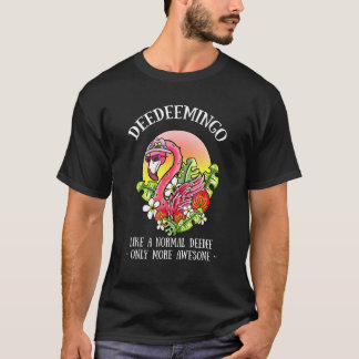 Deedeemingo Deedee Flamingo Oma Großmutter 1 T-Shirt