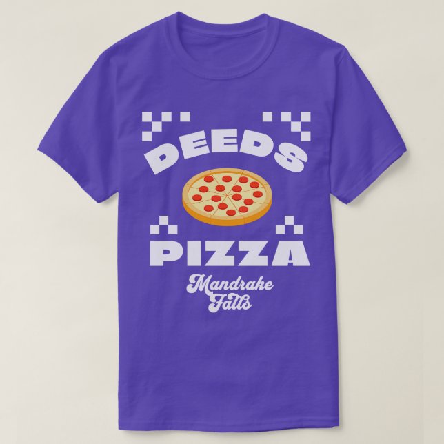 Deeds Pizza Mandrake Falls T-Shirt (Design vorne)