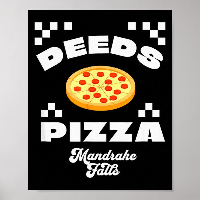 Deeds Zza - Man Falls  Poster (Vorne)