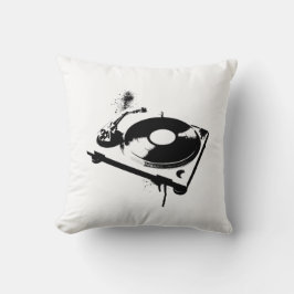 Deejay DJ Turntable Pillow | Hausmusikgeschenke Kissen