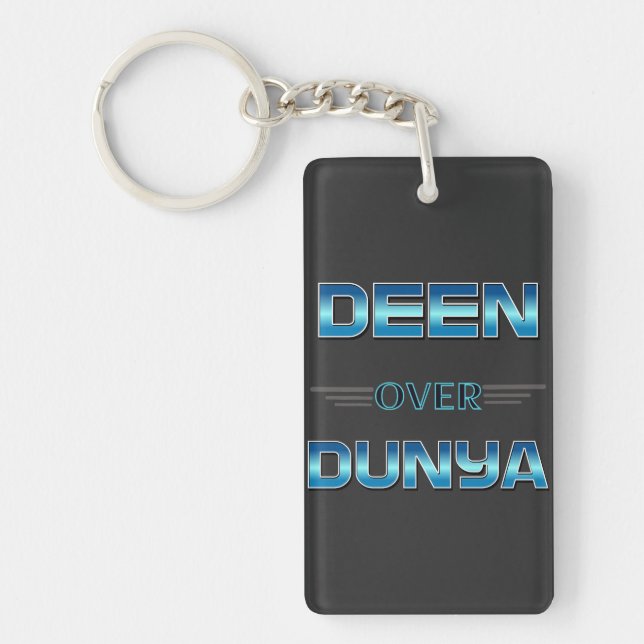 Deen Over Dunya. Schlüsselanhänger (Vorderseite)