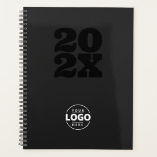 Deep Black Nouvel An Marque Logo Business Promo