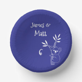 Deep Blue Fun Australische Tiere Geburtstag Pappteller