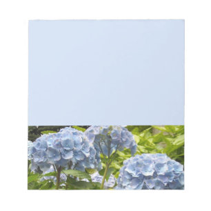 Deep Blue Hydrangeas Notizblock
