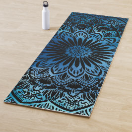 Deep Blue Mandala Yogamatte