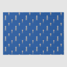 Deep Blue Sea Tintenfisch Muster