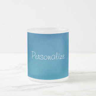 Deep Blue Swirl Kaffee Tasse