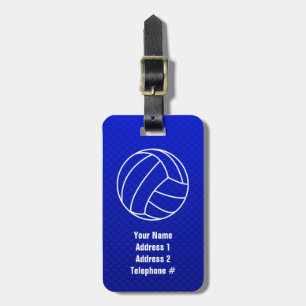 Deep Blue Volleyball Gepäckanhänger