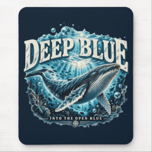 DEEP BLUE Wal-Ozean-Abenteuer Mousepad