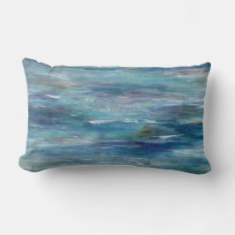 Deep Blue Water Throw Kissen Originelle Kunst