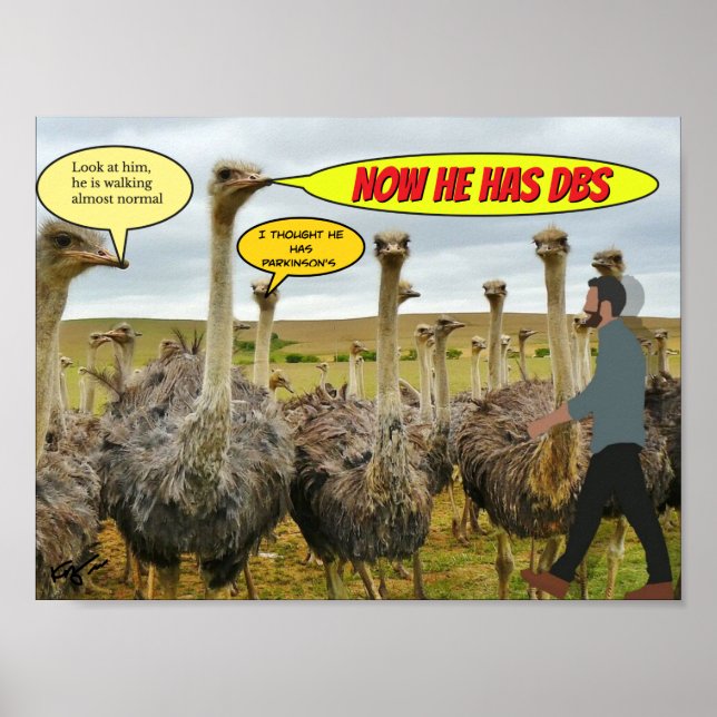 Deep brain stimulator for parkinson's disease-1 poster (Vorne)