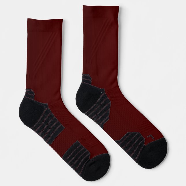 Deep Burgundy Socken (Rechts)