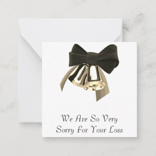 Deep Condolences Card Mitteilungskarte