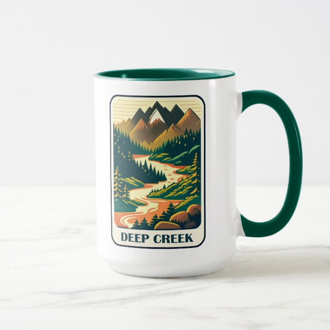 Deep Creek Idaho Colors Tasse (Rechts)