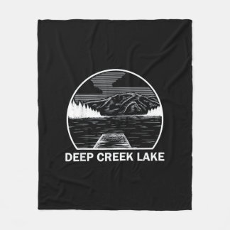 DEEP CREEK LAKE MARYLAND FLEECEDECKE