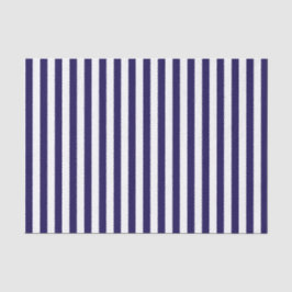 Deep Dark Blue und White Stripes | DIY Seidenpapier