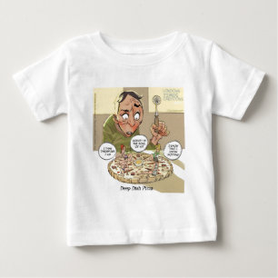 Deep Dish Pizza Funny Philosophische Baby T-shirt