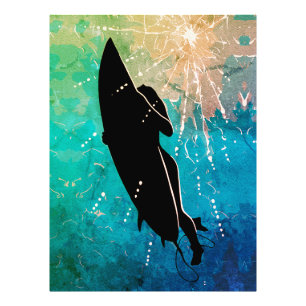 Deep Dive - Surferreise unter Wasser Fotodruck
