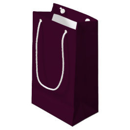 Deep Eggplant-farbene Geschenktasche - Klein, glän Kleine Geschenktüte